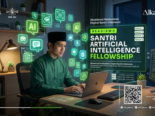 Akselerasi Kedaulatan Digital Santri, RMI PBNU dan Alkademi Gelar Beasiswa Santri AI Fellowship Batch #2