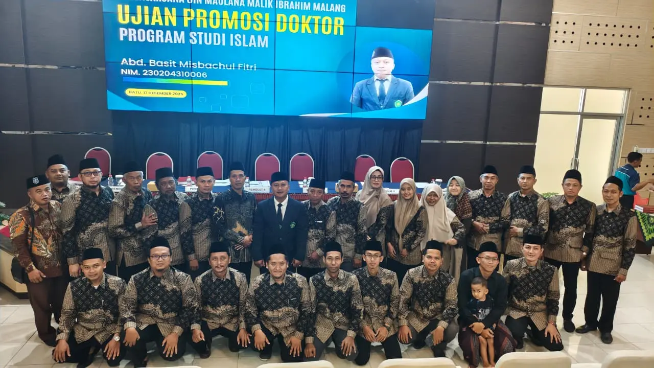 Kaji Fikih Tasamuh Antarumat Beragama di Rejoagung, Abd Basit Raih Gelar Doktor