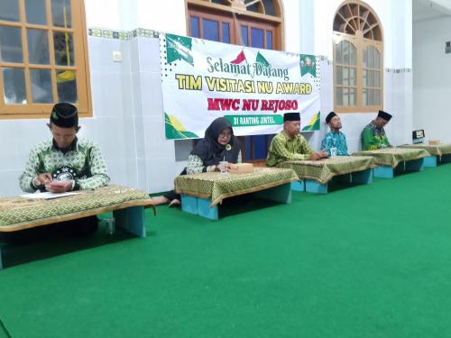 NU Award Jadi Ikhtiar MWCNU Rejoso Perkuat Organisasi Ranting