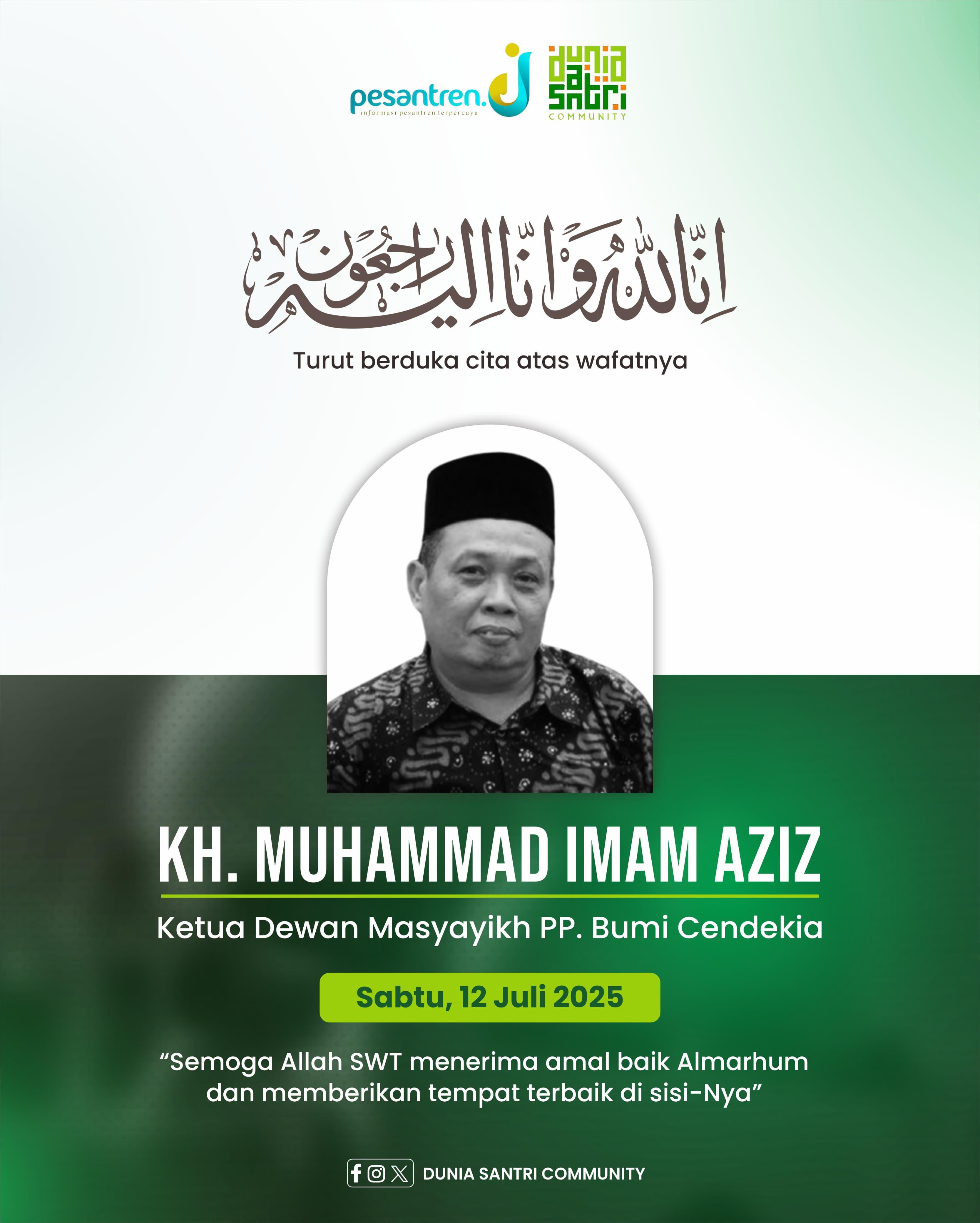 Kiai Imam Aziz, Lelaki Pendiam Penyembuh Luka